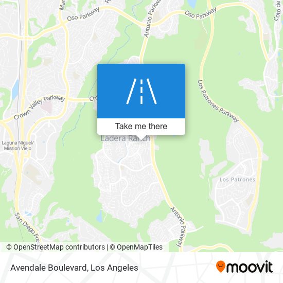 Mapa de Avendale Boulevard