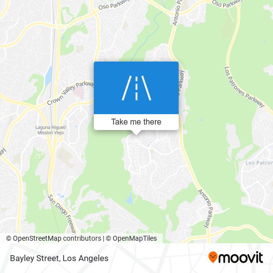 Mapa de Bayley Street
