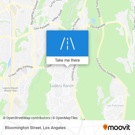Bloomington Street map
