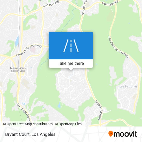 Mapa de Bryant Court