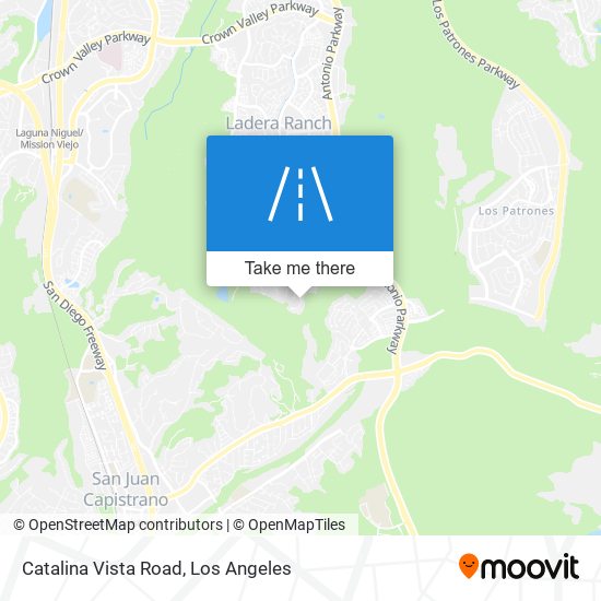 Catalina Vista Road map