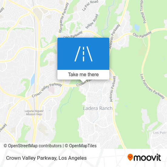 Mapa de Crown Valley Parkway