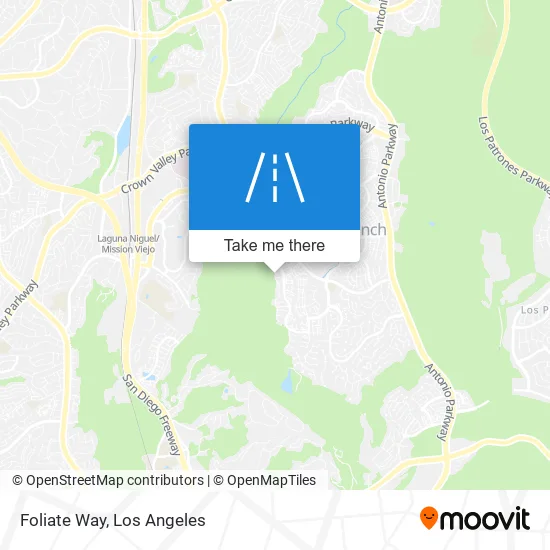 Foliate Way map
