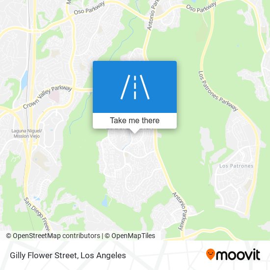 Gilly Flower Street map