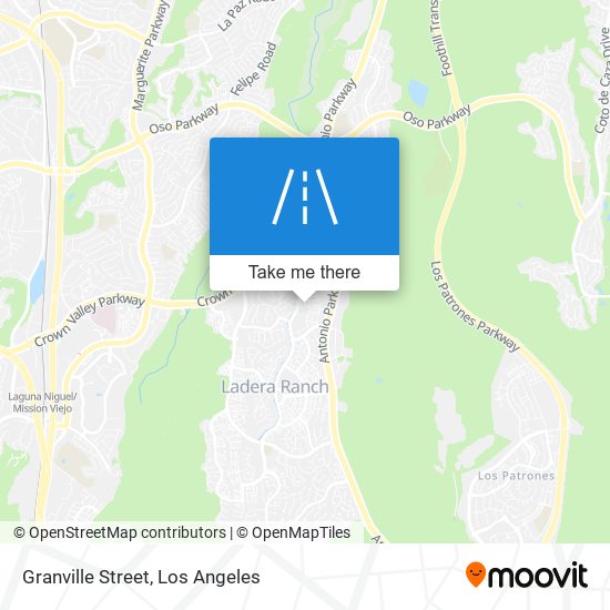 Mapa de Granville Street