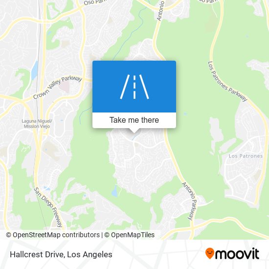 Mapa de Hallcrest Drive