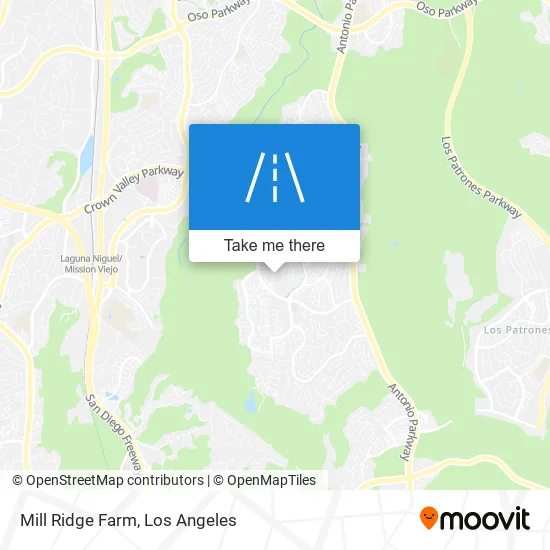Mill Ridge Farm map