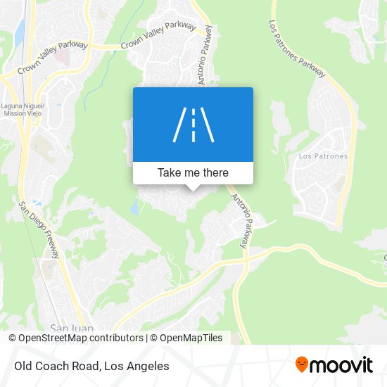 Old Coach Road map