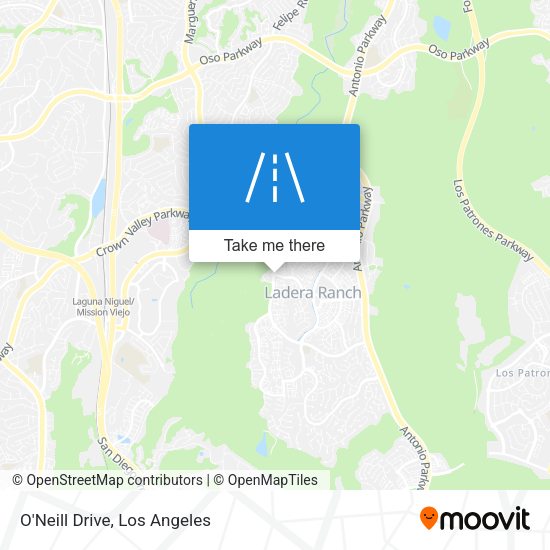Mapa de O'Neill Drive