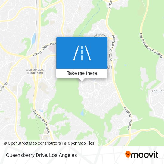 Queensberry Drive map