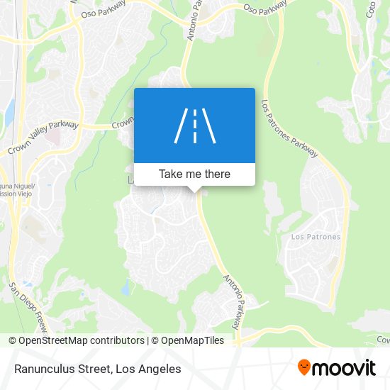 Ranunculus Street map