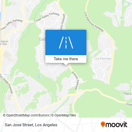 Mapa de San Jose Street