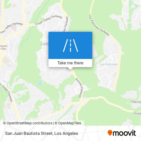 Mapa de San Juan Bautista Street