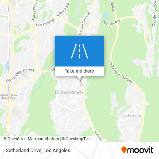 Sutherland Drive map
