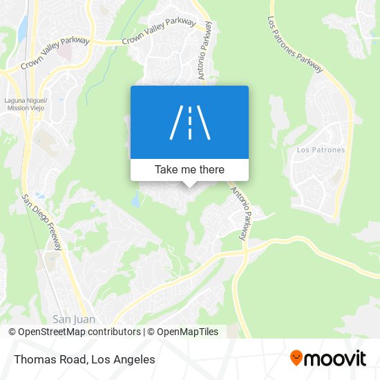 Mapa de Thomas Road