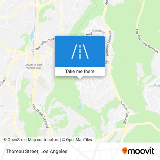 Thoreau Street map