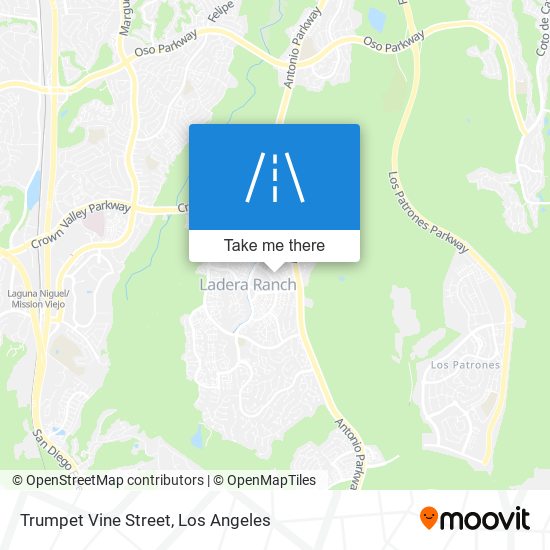Mapa de Trumpet Vine Street