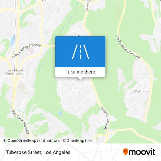 Mapa de Tuberose Street