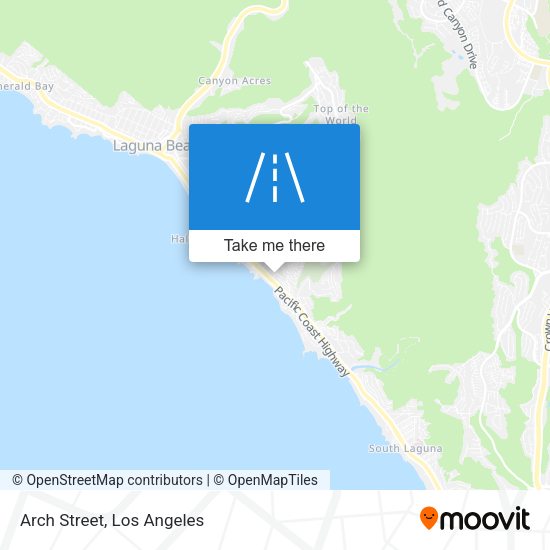 Mapa de Arch Street