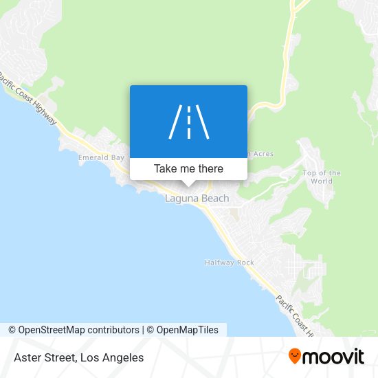 Mapa de Aster Street
