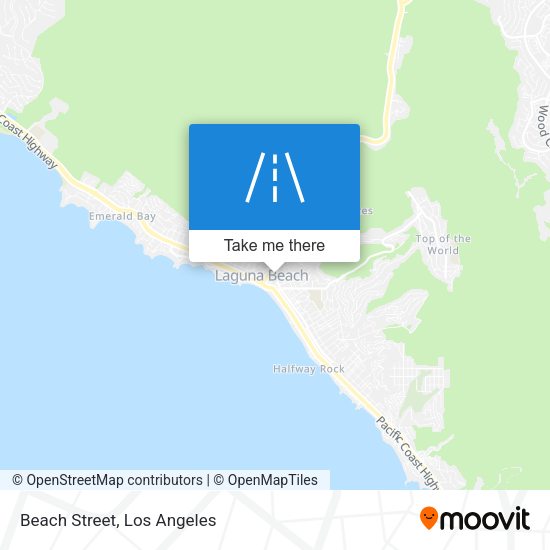 Mapa de Beach Street