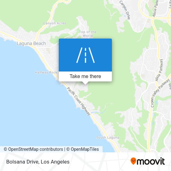 Mapa de Bolsana Drive