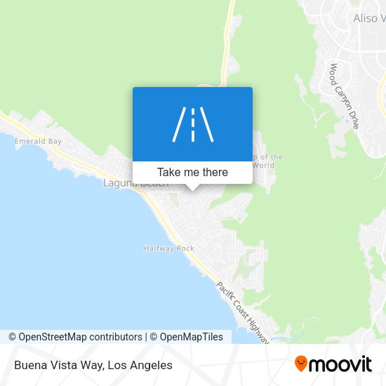 Buena Vista Way map