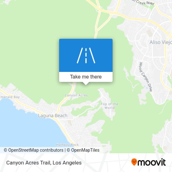Mapa de Canyon Acres Trail
