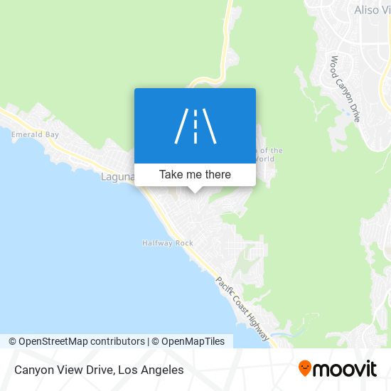 Canyon View Drive map