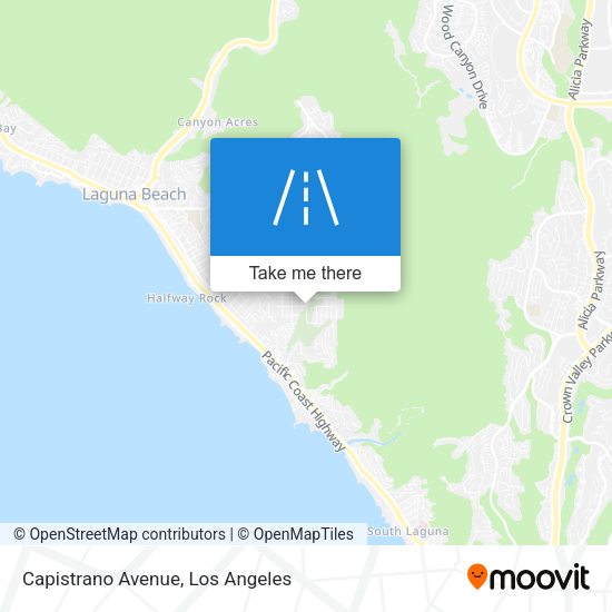 Capistrano Avenue map