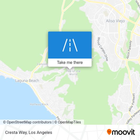 Mapa de Cresta Way