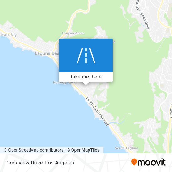 Crestview Drive map
