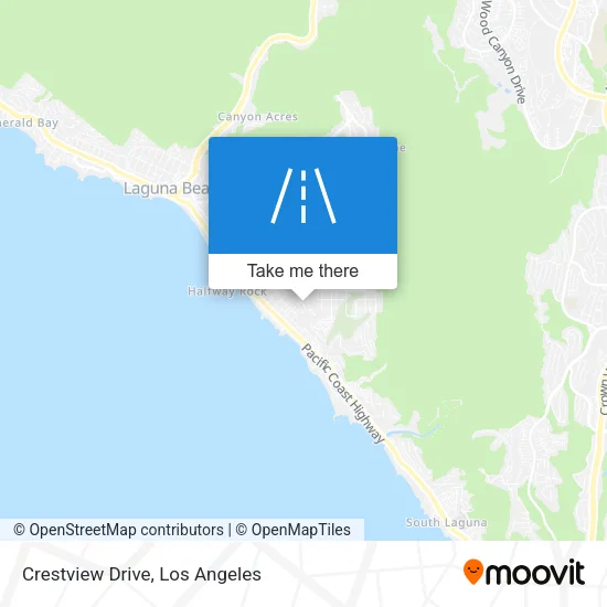 Crestview Drive map