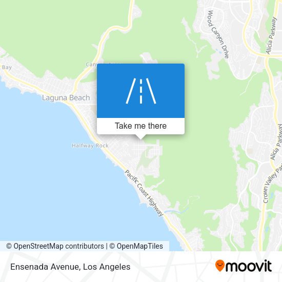 Mapa de Ensenada Avenue