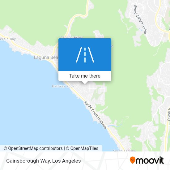 Mapa de Gainsborough Way