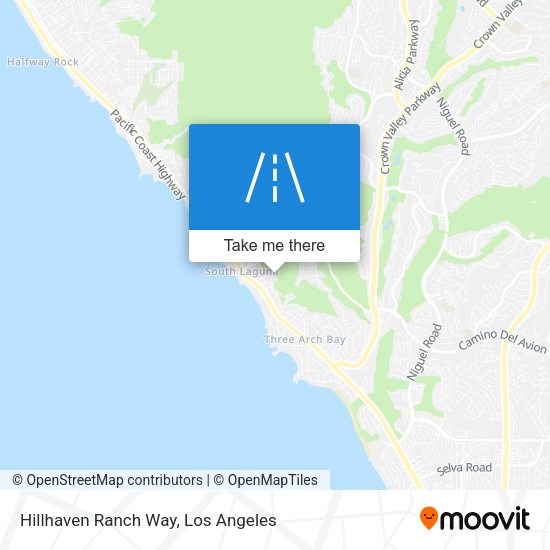 Hillhaven Ranch Way map