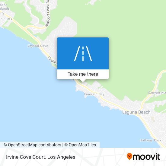 Mapa de Irvine Cove Court