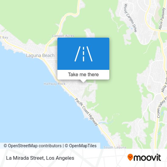 La Mirada Street map