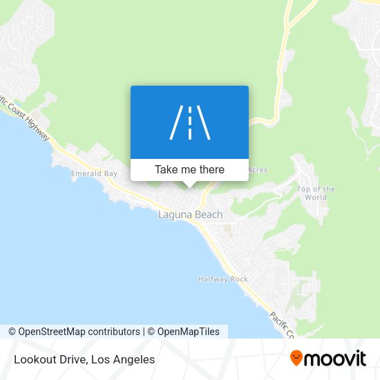 Mapa de Lookout Drive