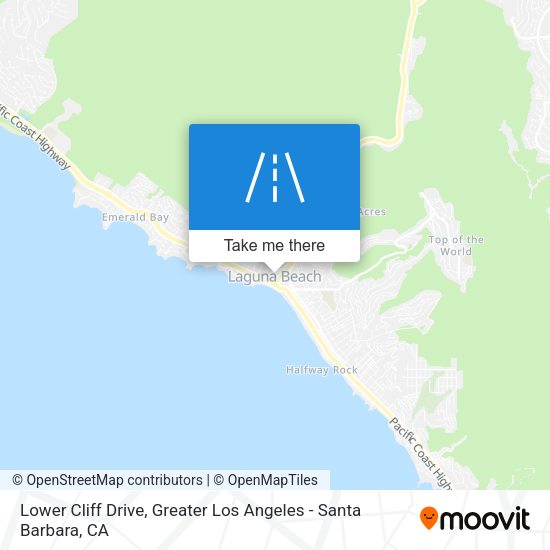 Mapa de Lower Cliff Drive
