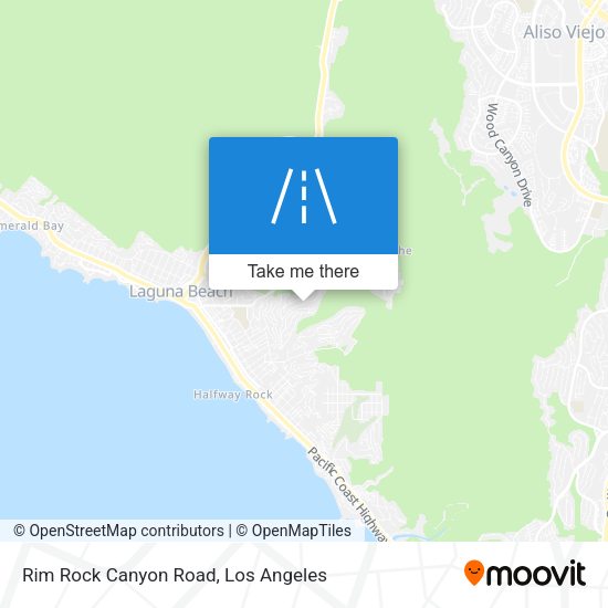 Mapa de Rim Rock Canyon Road
