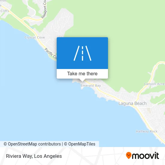 Riviera Way map