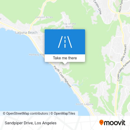 Sandpiper Drive map