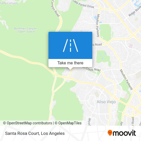 Santa Rosa Court map