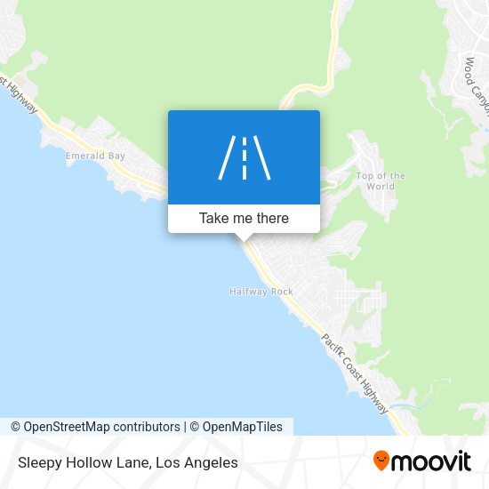 Sleepy Hollow Lane map