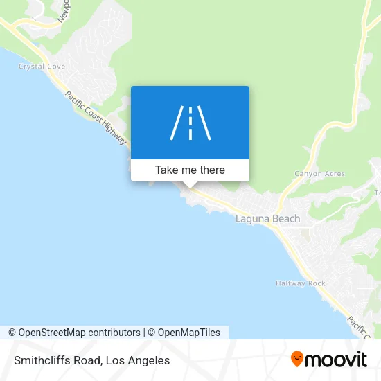 Smithcliffs Road map