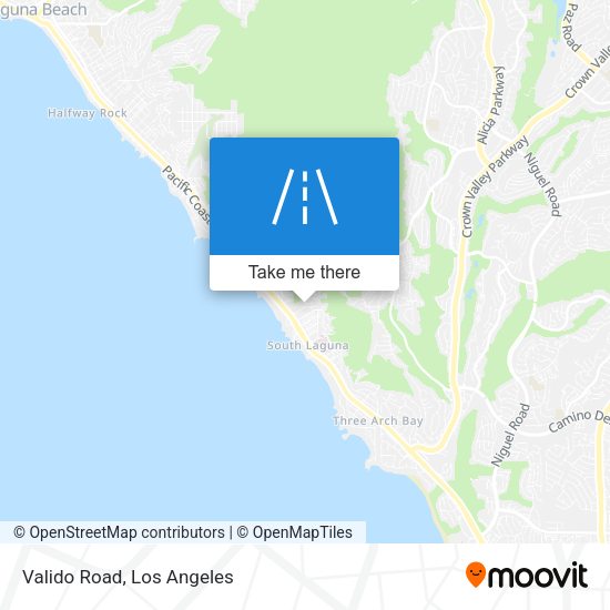 Mapa de Valido Road