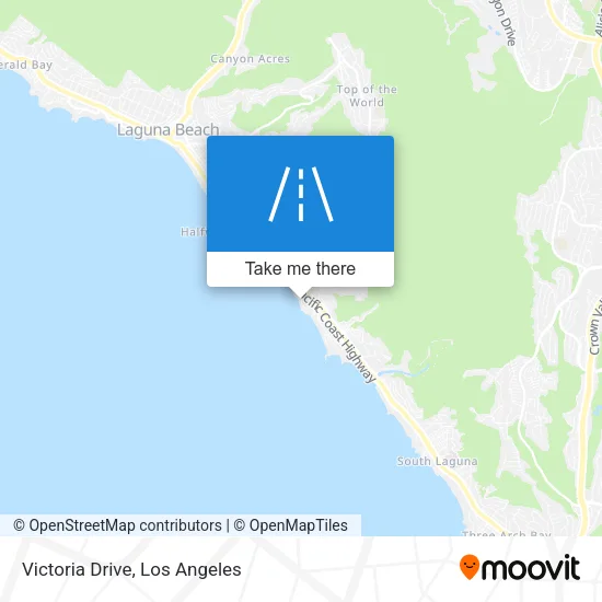 Victoria Drive map