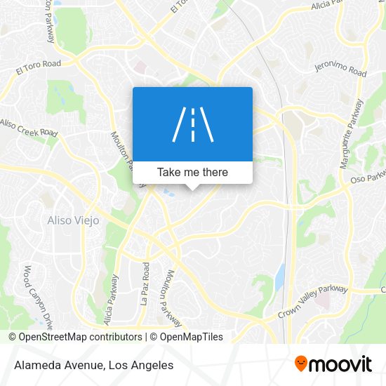 Mapa de Alameda Avenue