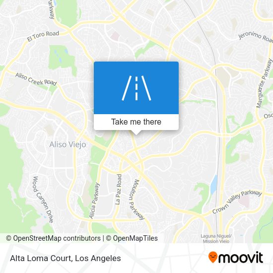 Mapa de Alta Loma Court